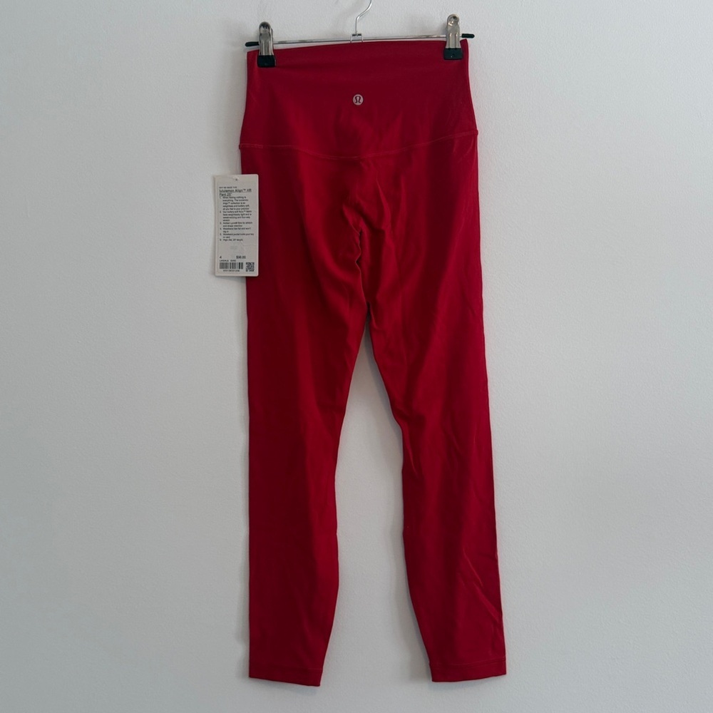 NWT Lululemon Align High-Rise Pant 25" Dark Red - Picture 7 of 9